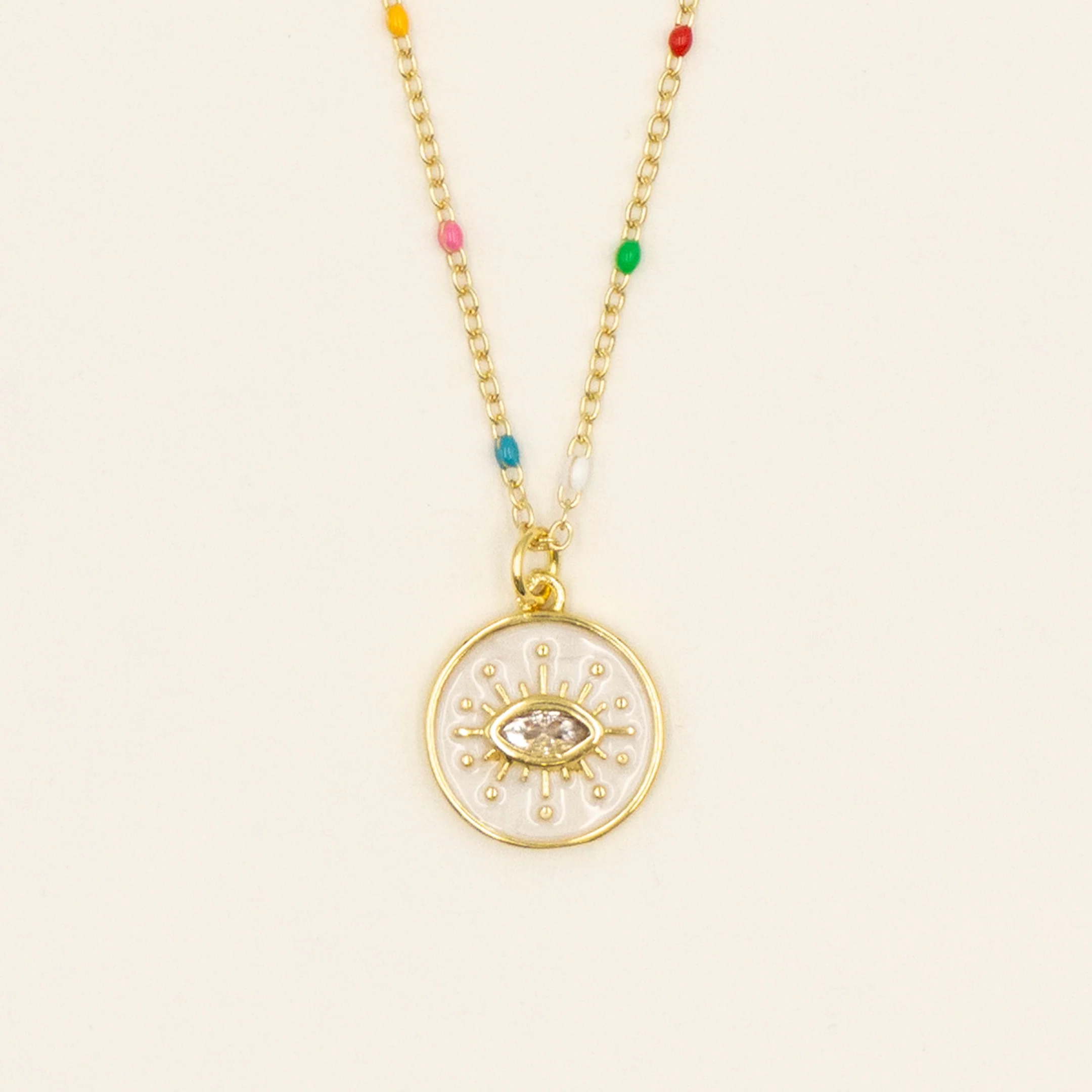 Colorful Satellite Chain Necklace - Image 5