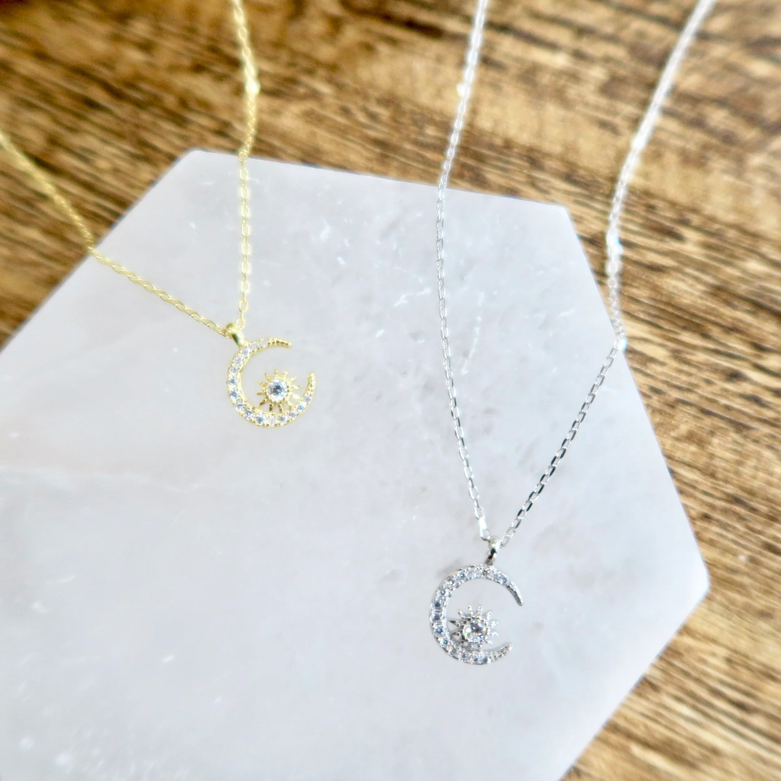 Crescent Moon & Star Necklace - Image 5