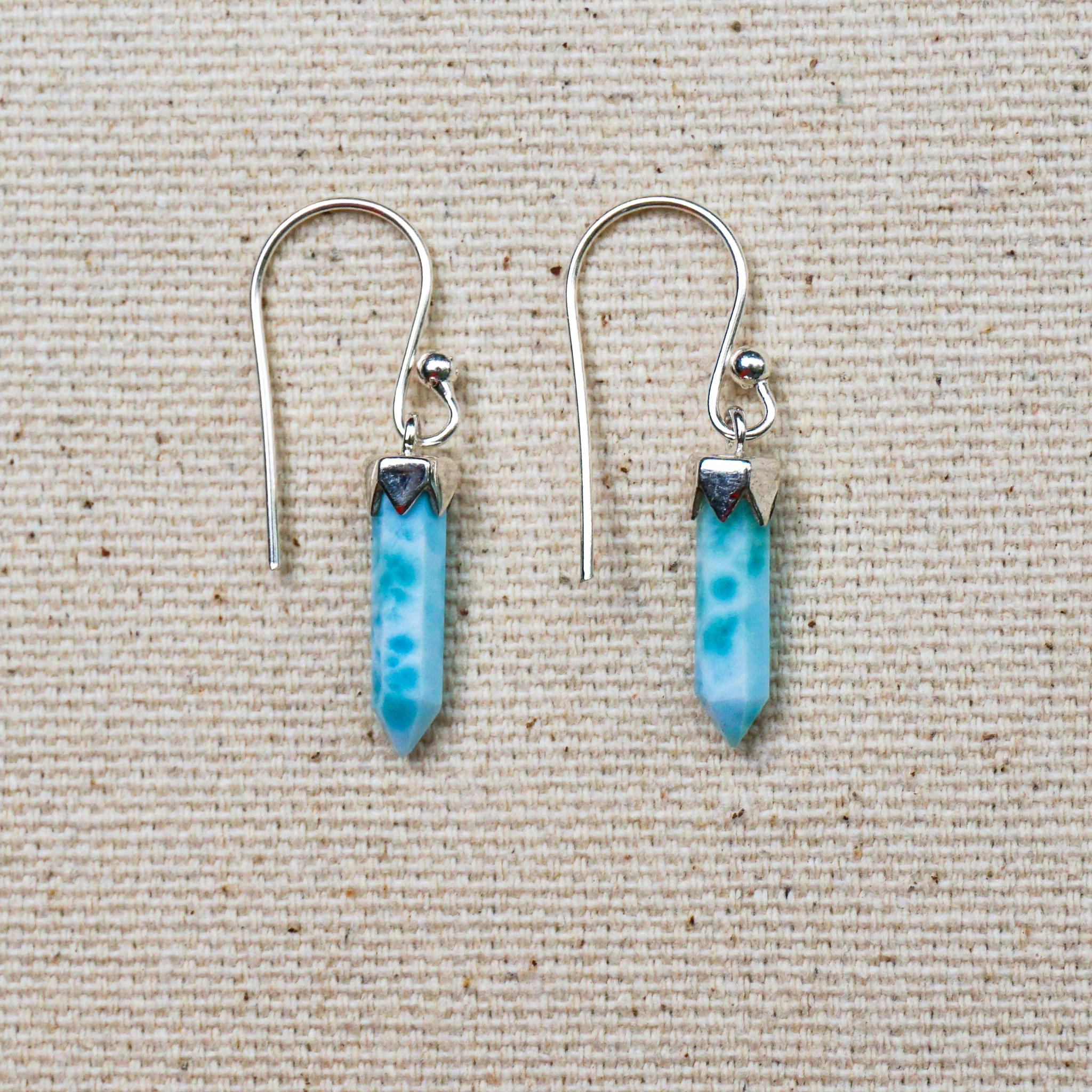Dainty Crystal Point Earrings - Image 7