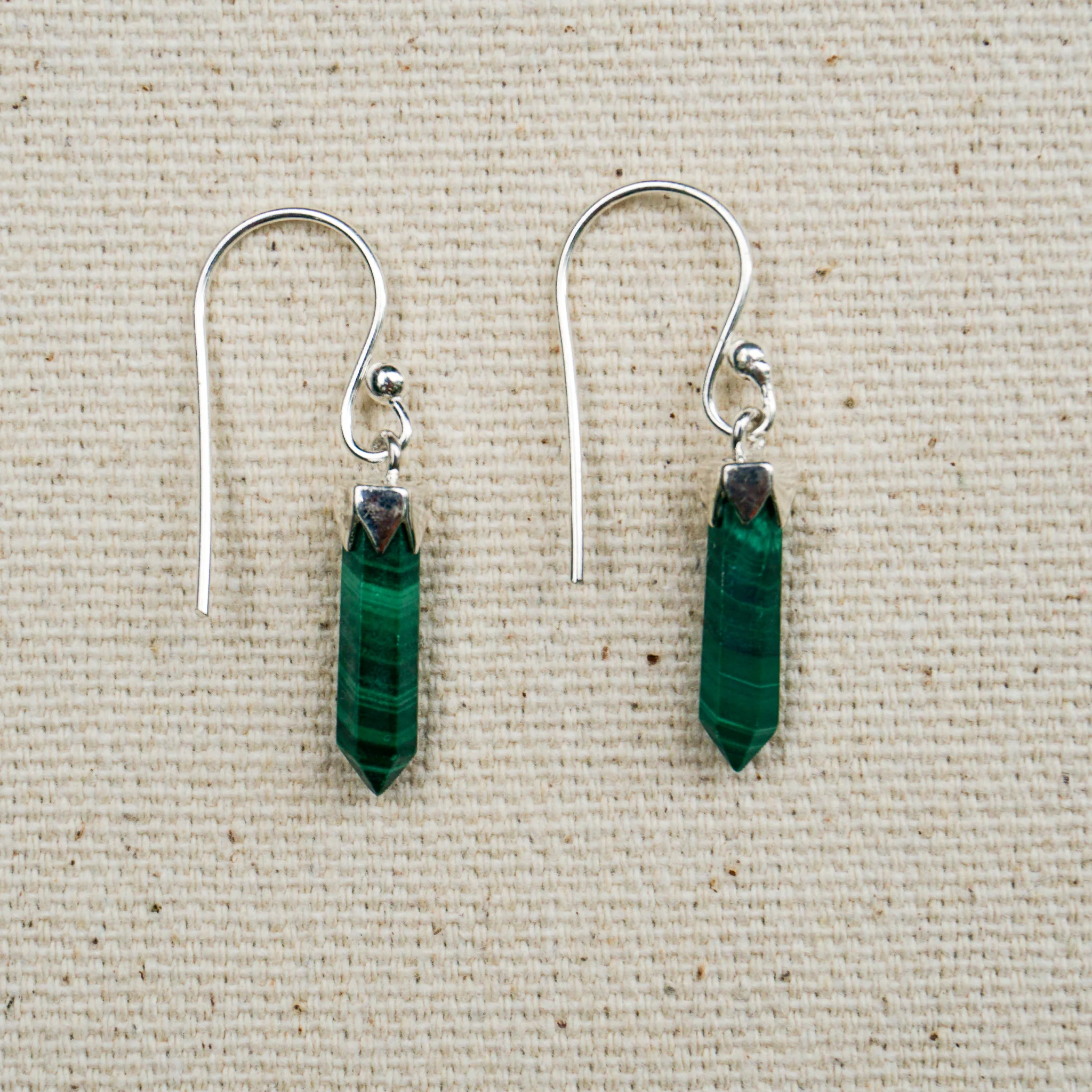 Dainty Crystal Point Earrings - Image 8