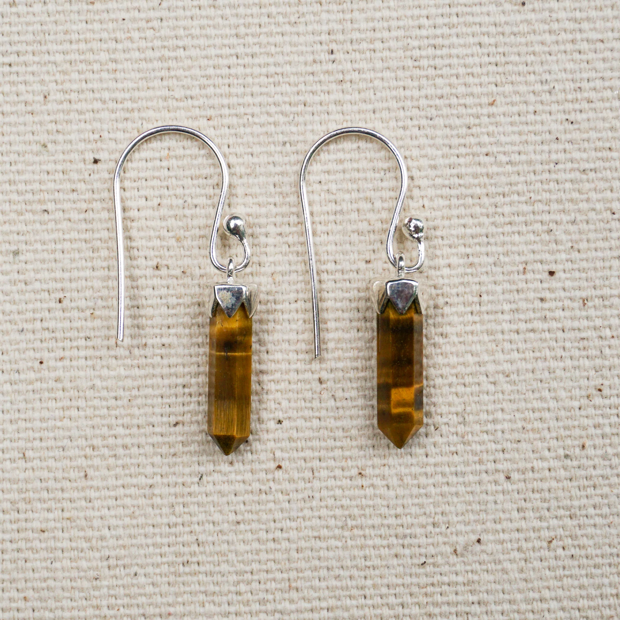 Dainty Crystal Point Earrings - Image 9