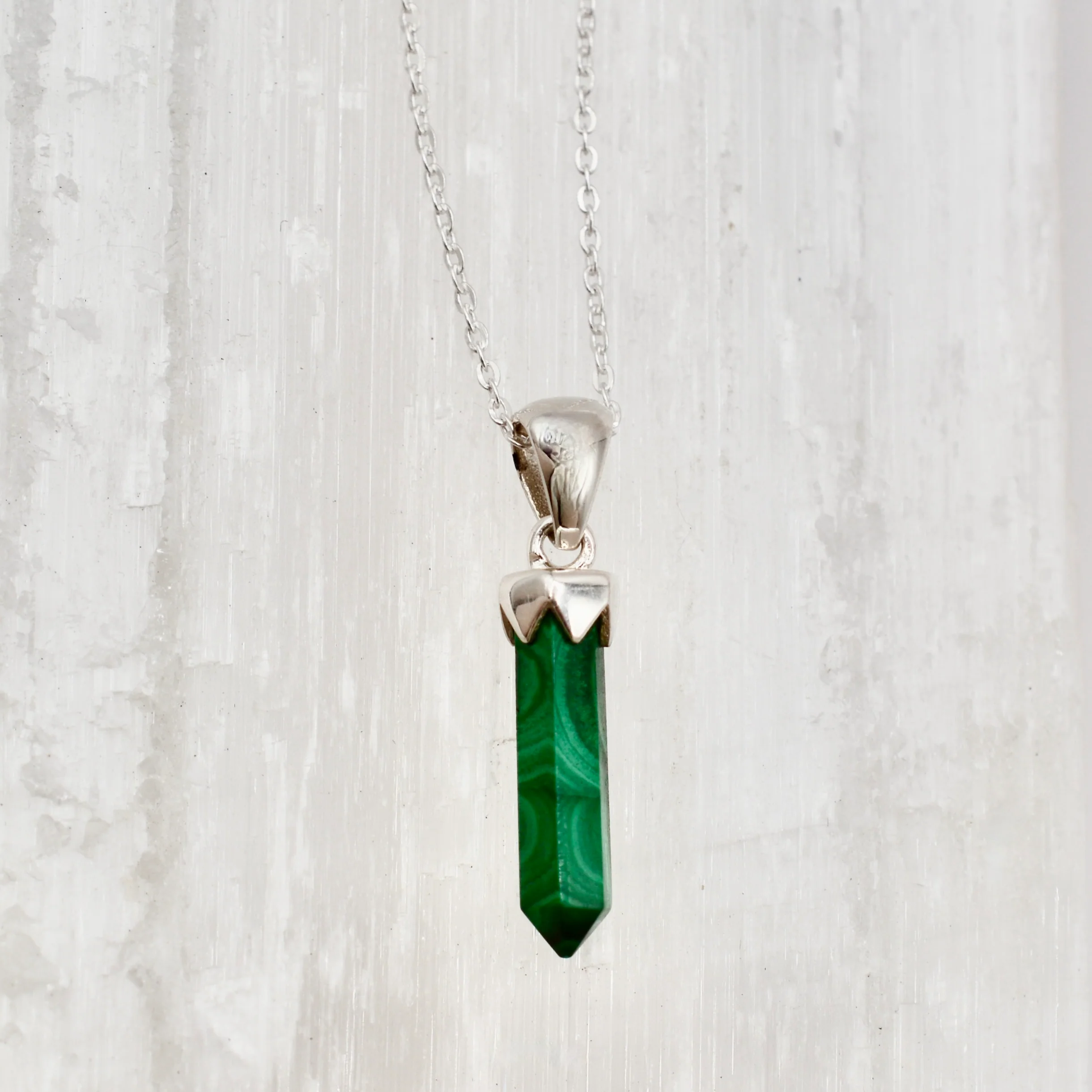 Dainty Crystal Point Necklace - Image 11
