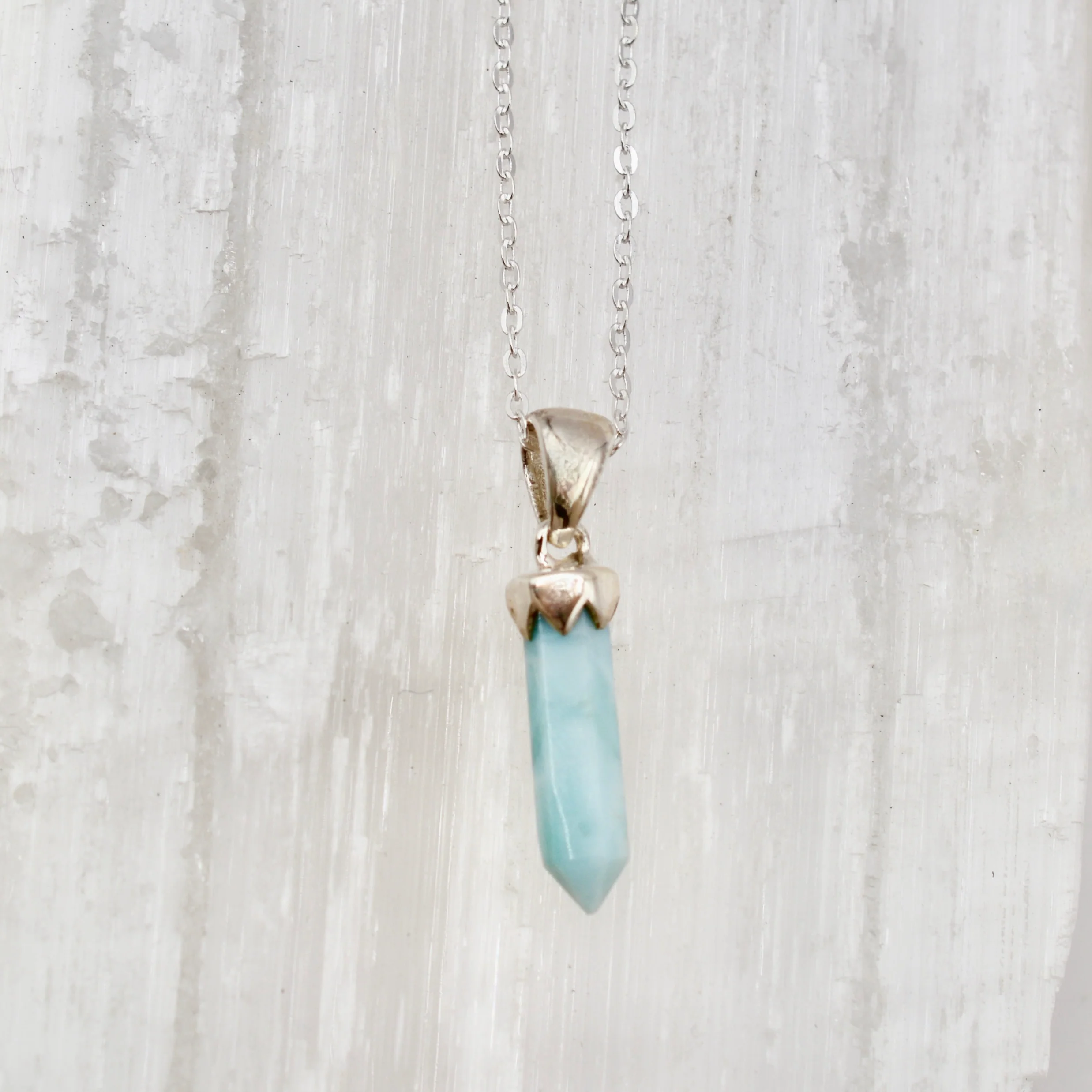 Dainty Crystal Point Necklace - Image 12