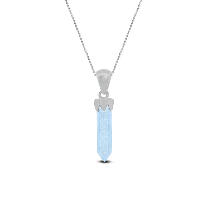 Dainty Crystal Point Necklace - Image 15