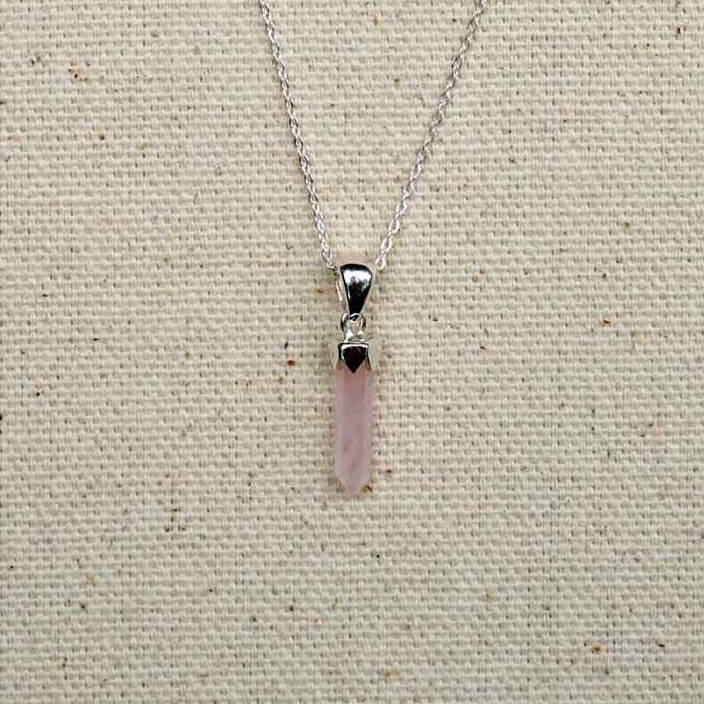 Dainty Crystal Point Necklace - Image 7
