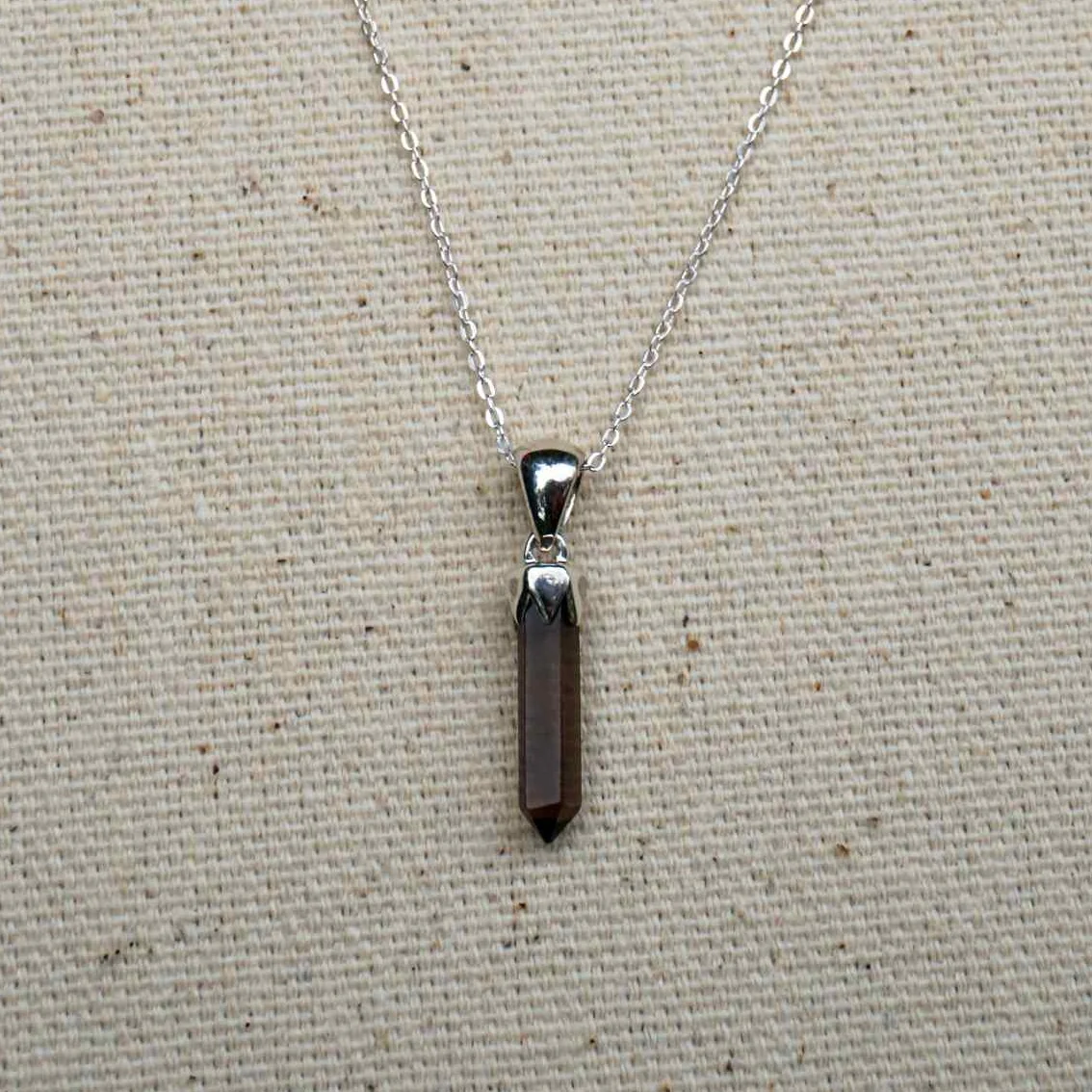 Dainty Crystal Point Necklace - Image 8