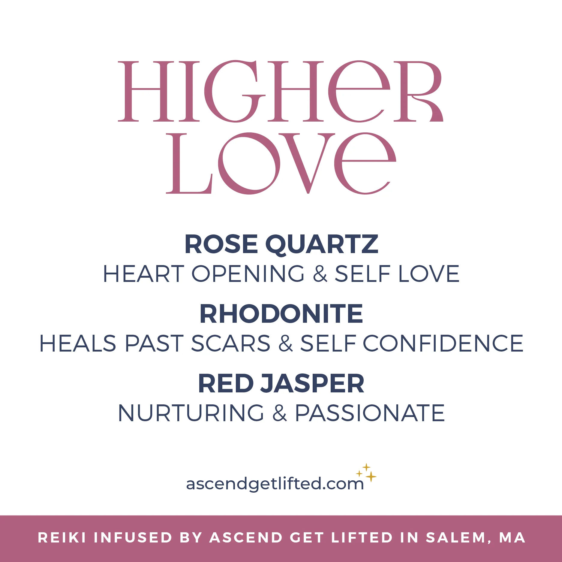 Intention Crystals Set - Higher Love - Image 3