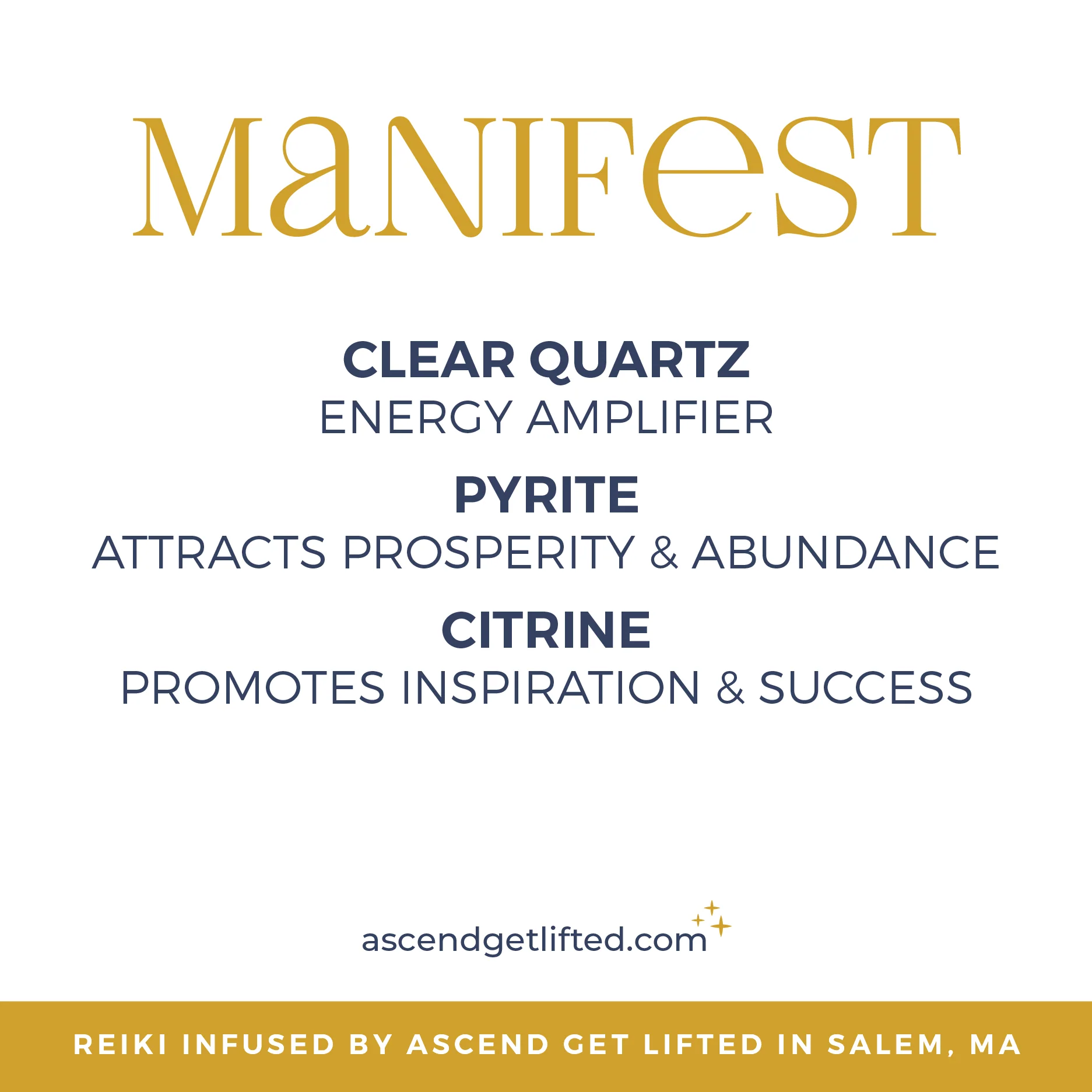Intention Crystals Set - Manifest - Image 4
