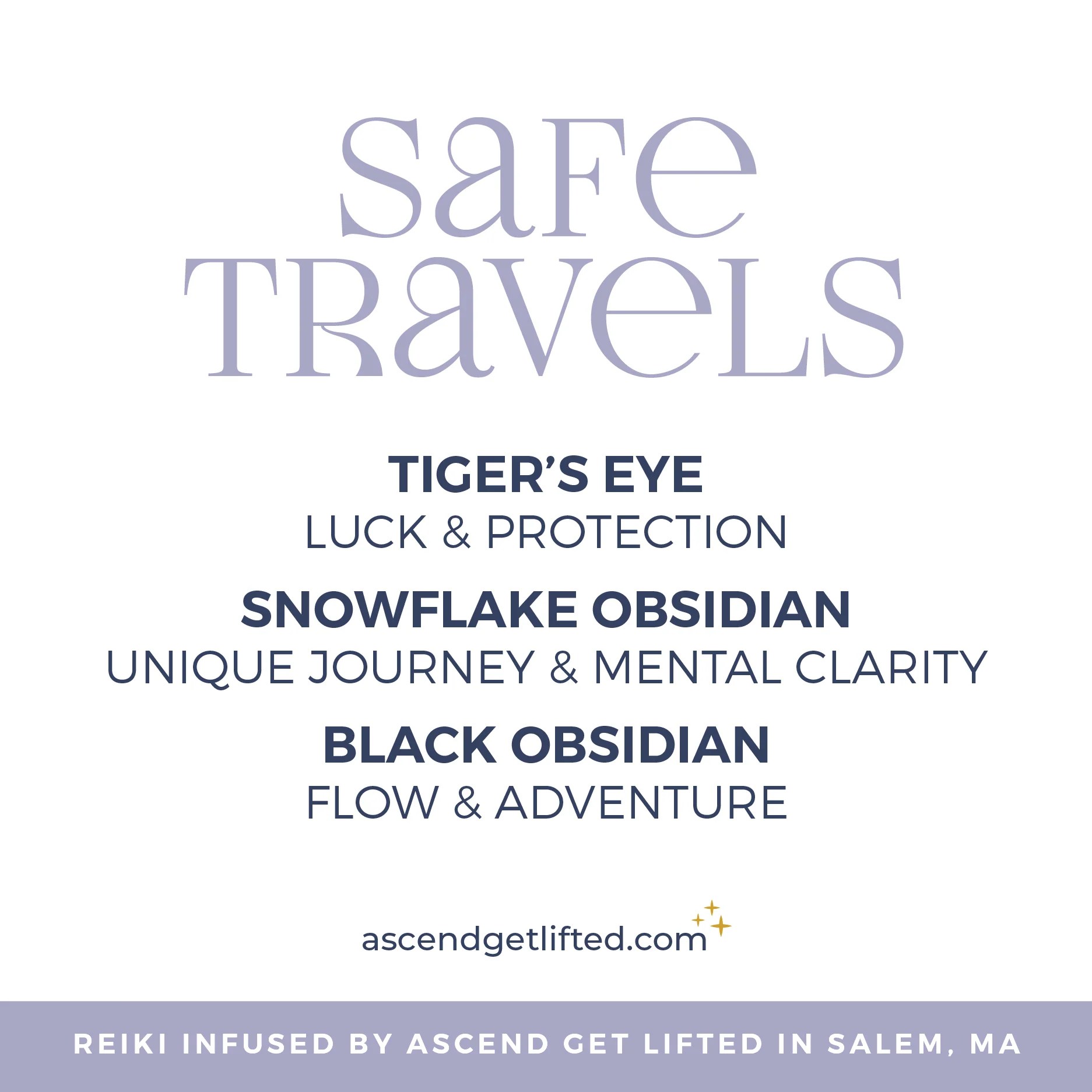 Intention Crystals Set - Safe Travels - Image 4