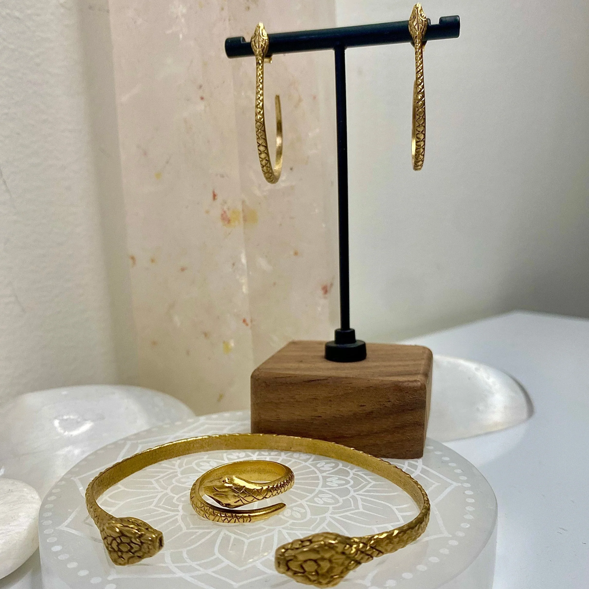 Ophidian Hoop Earrings (Snake) - Image 3