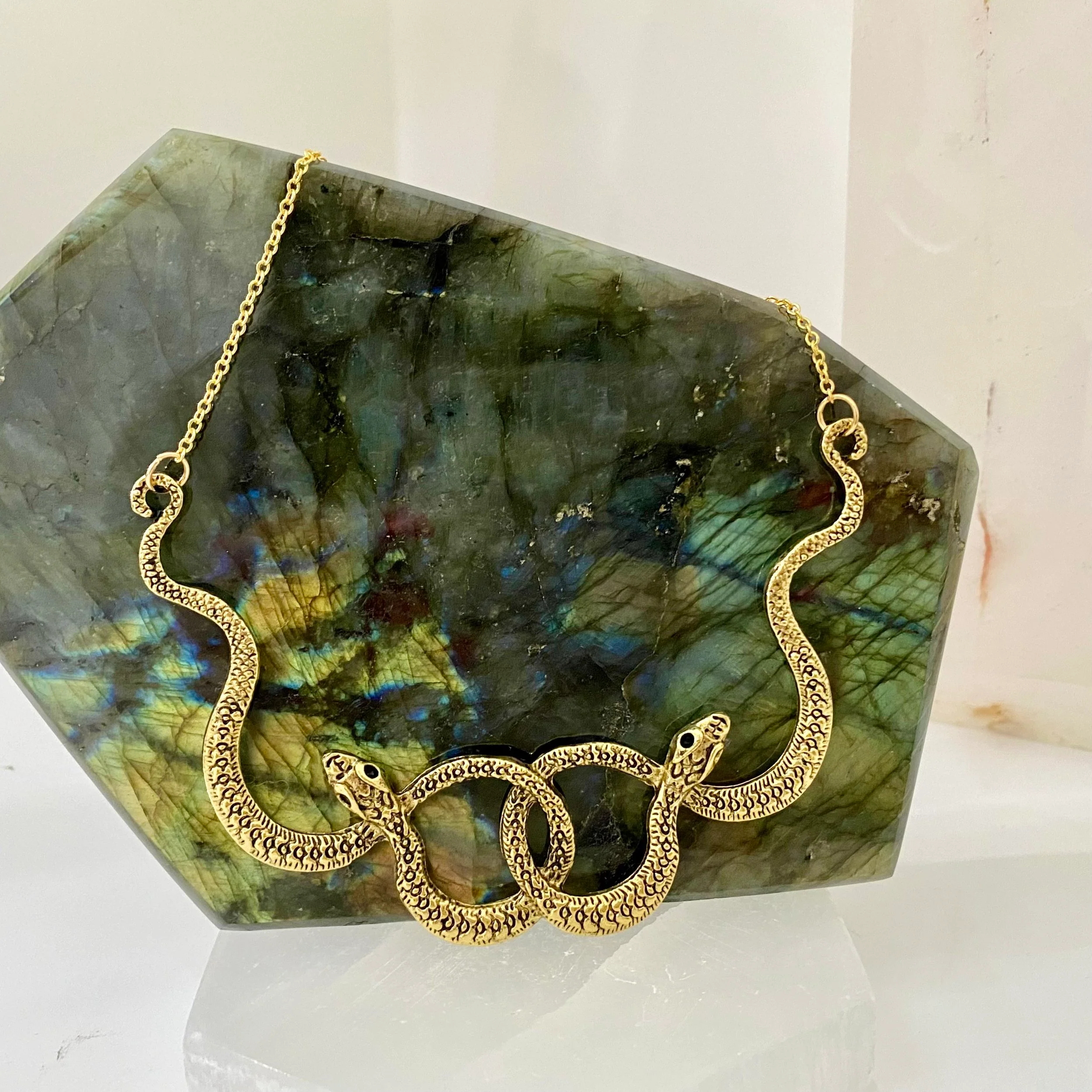 Ophidian Statement Necklace - Image 3