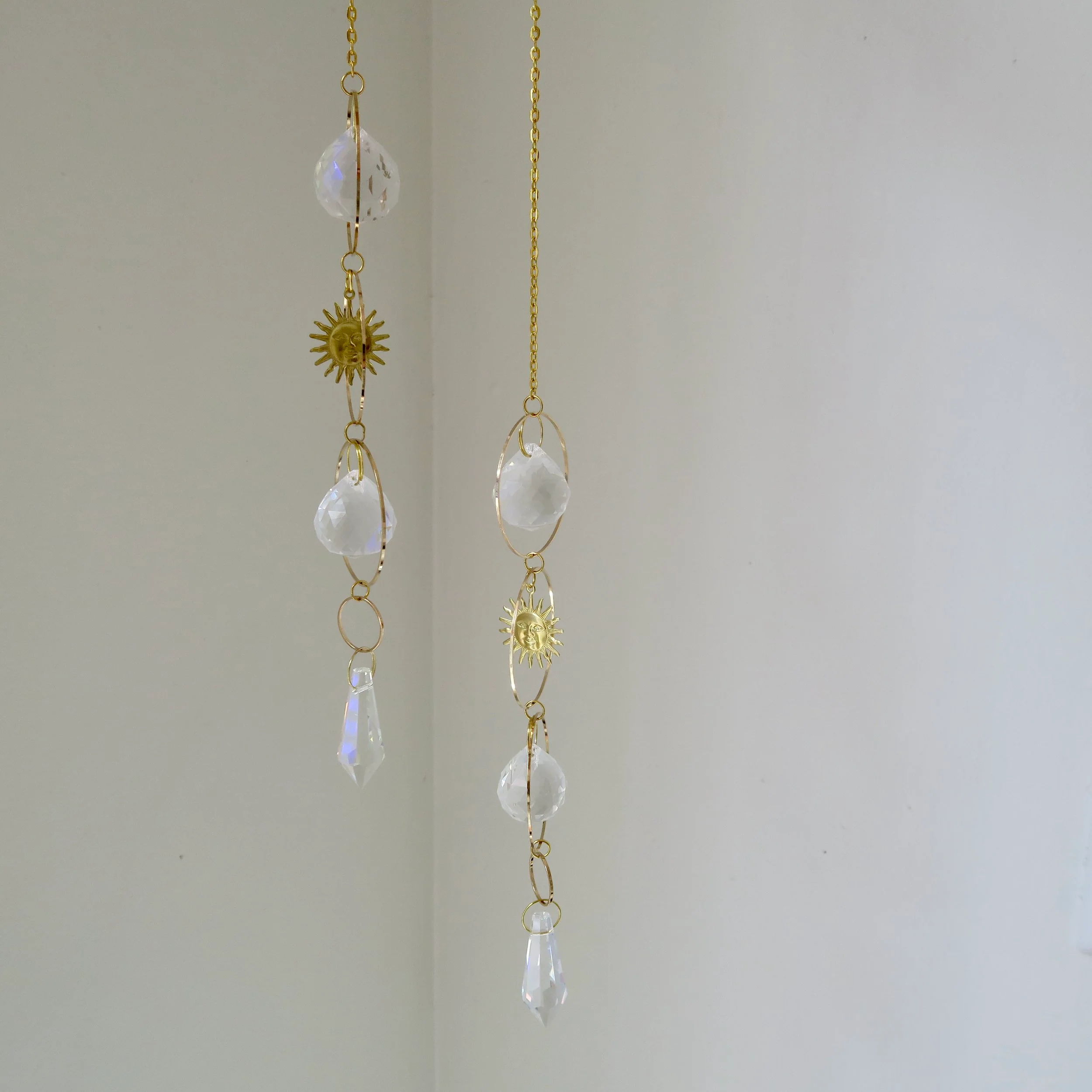 Sun Crystal Suncatcher - Gold - Image 3