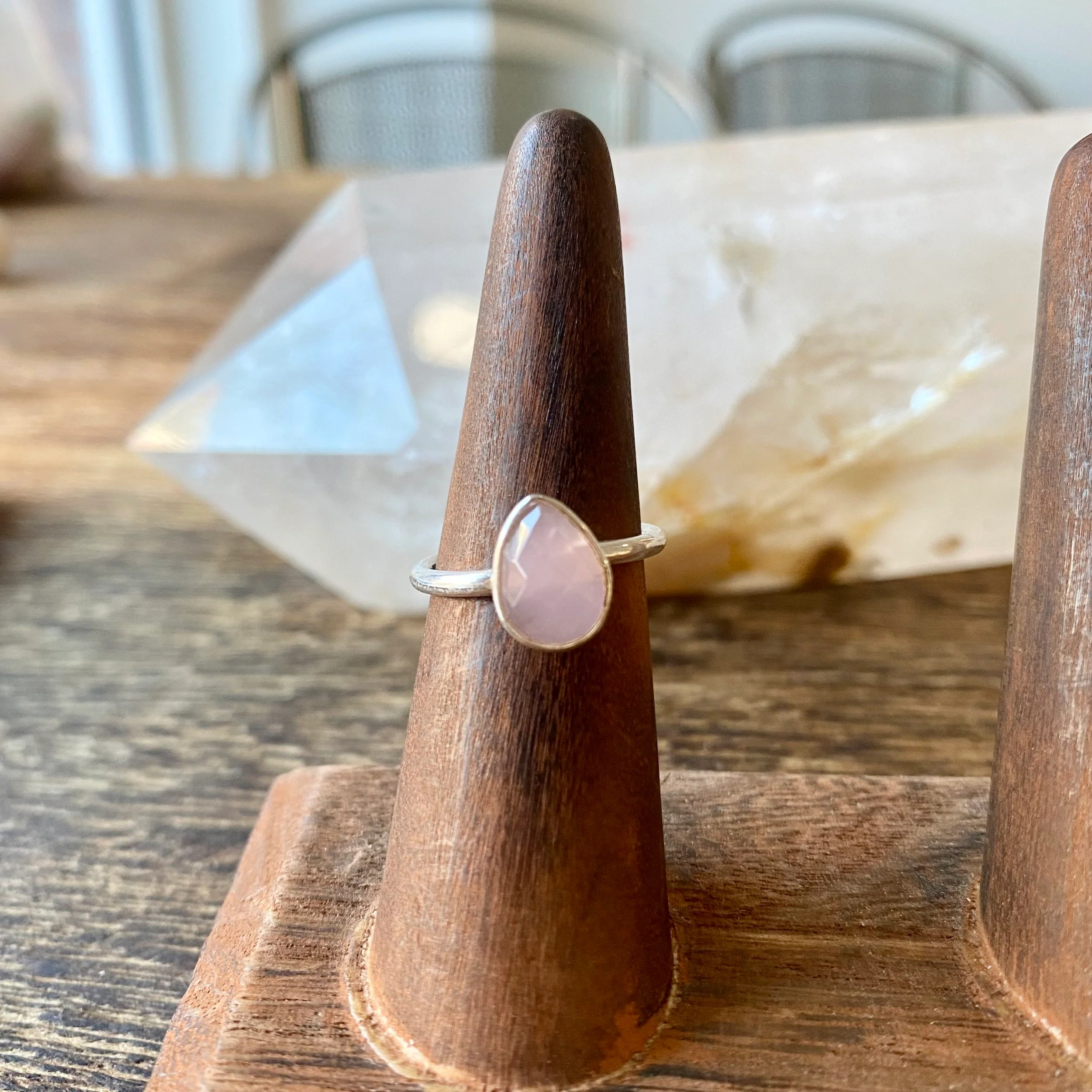 Silver Teardrop Ring - Image 4