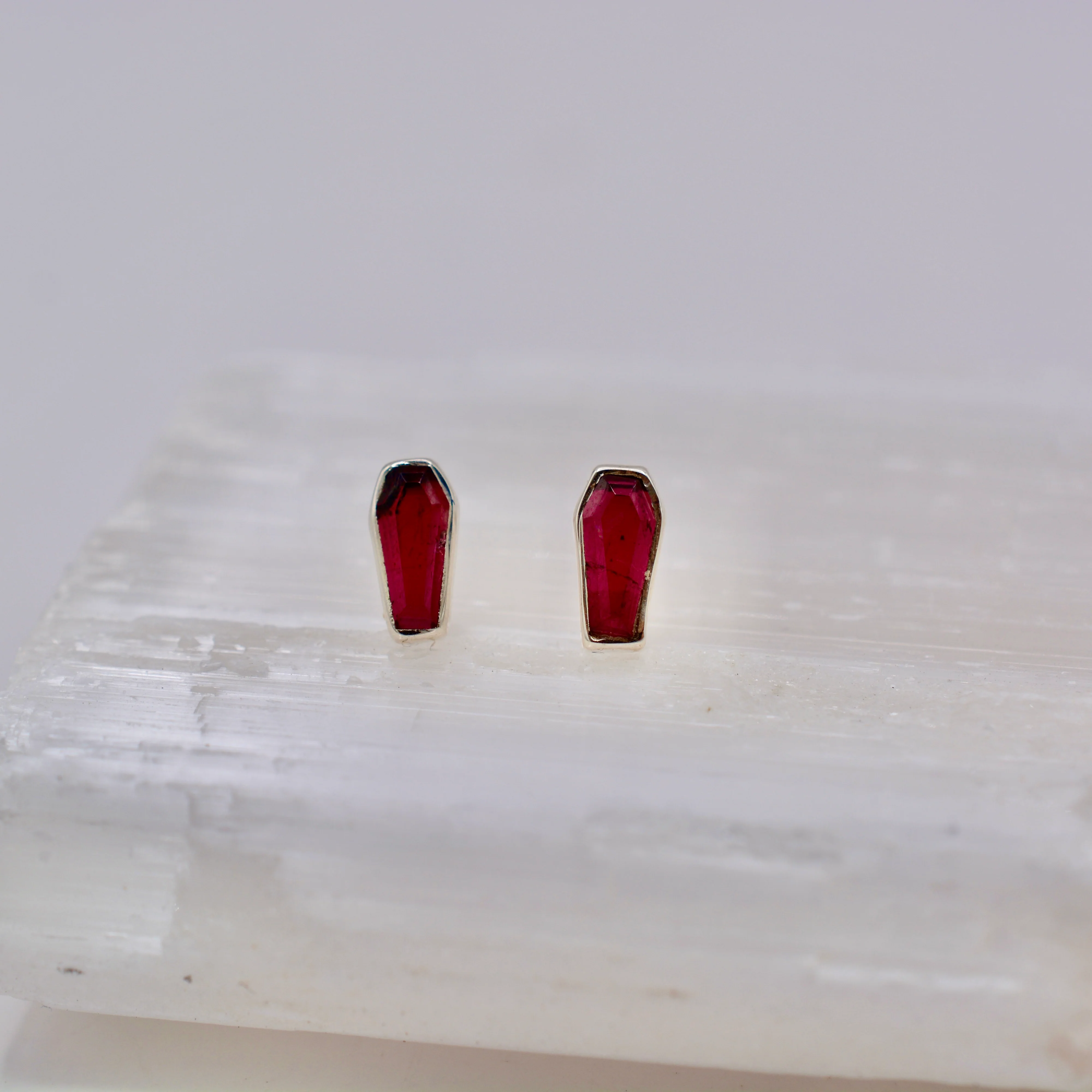 Tiny Coffin Earrings - Image 3