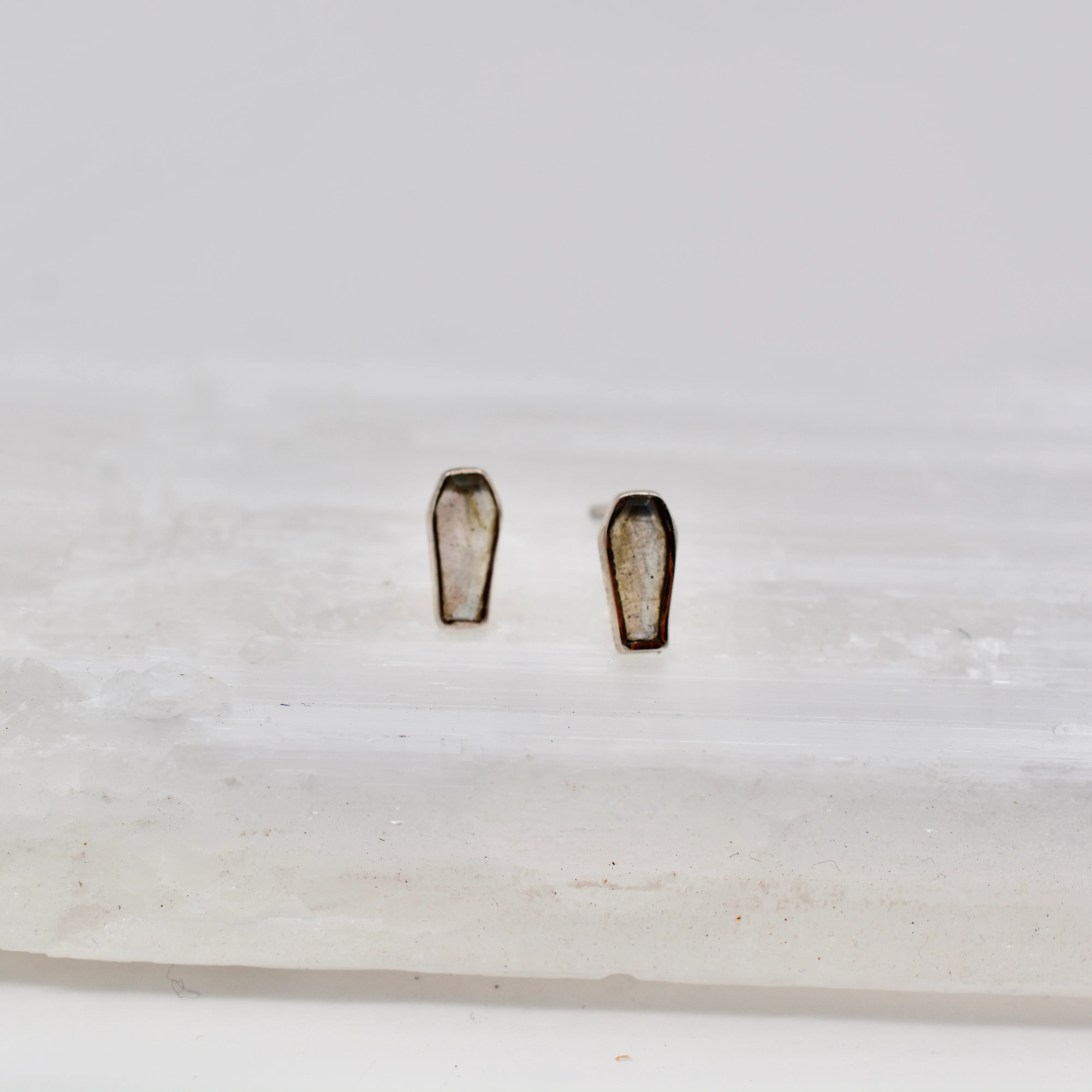 Tiny Coffin Earrings - Image 5