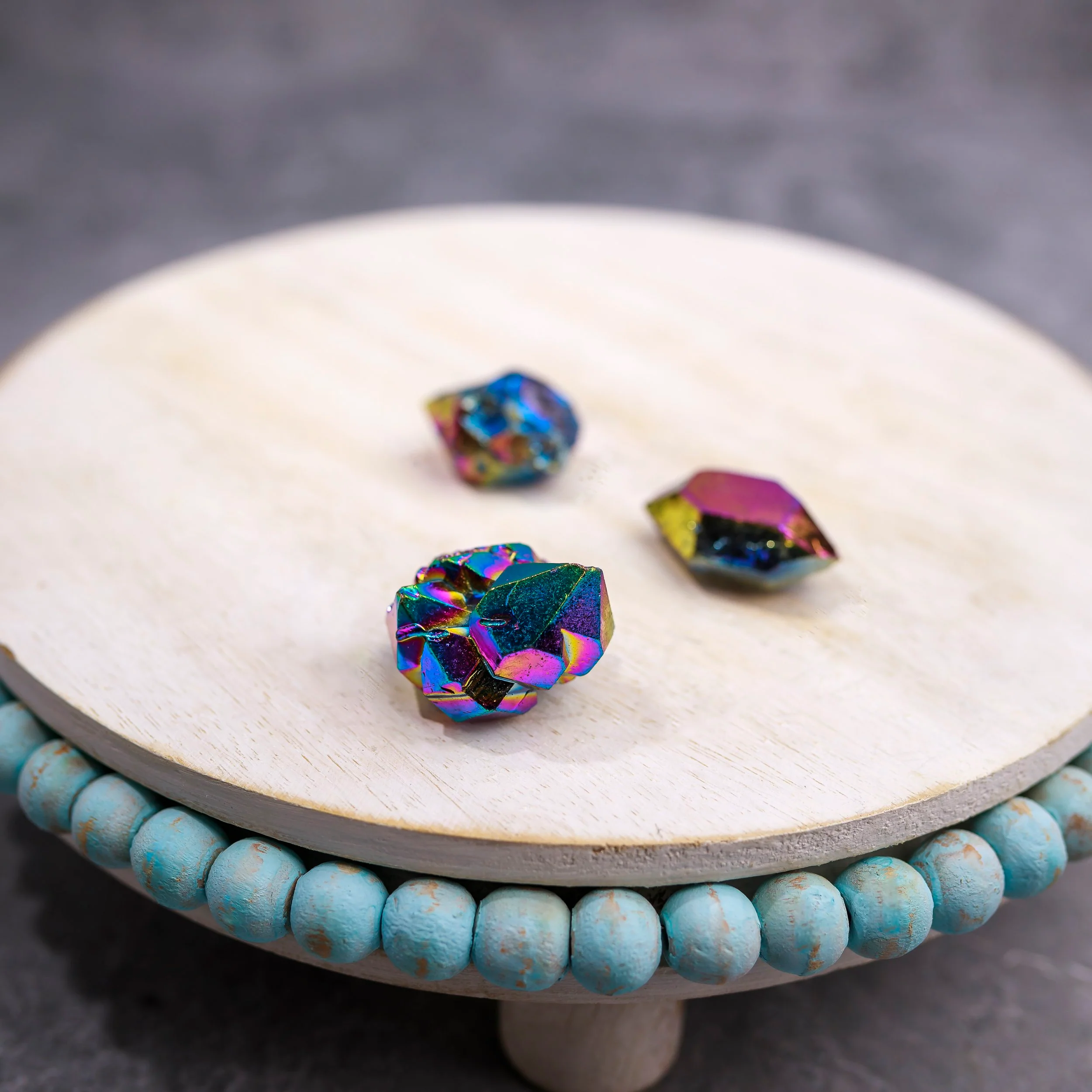 Titanium Aura Quartz Cluster - Image 3