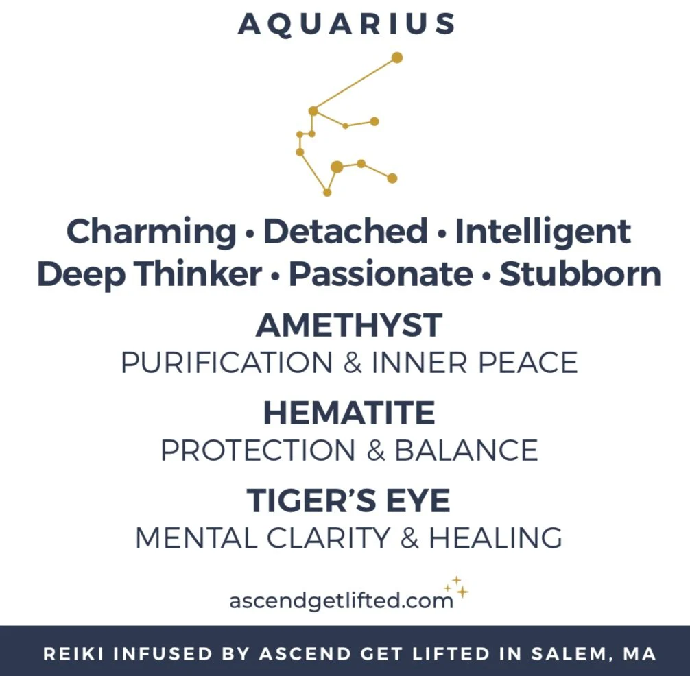 Zodiac Crystals Set - Aquarius - Image 5